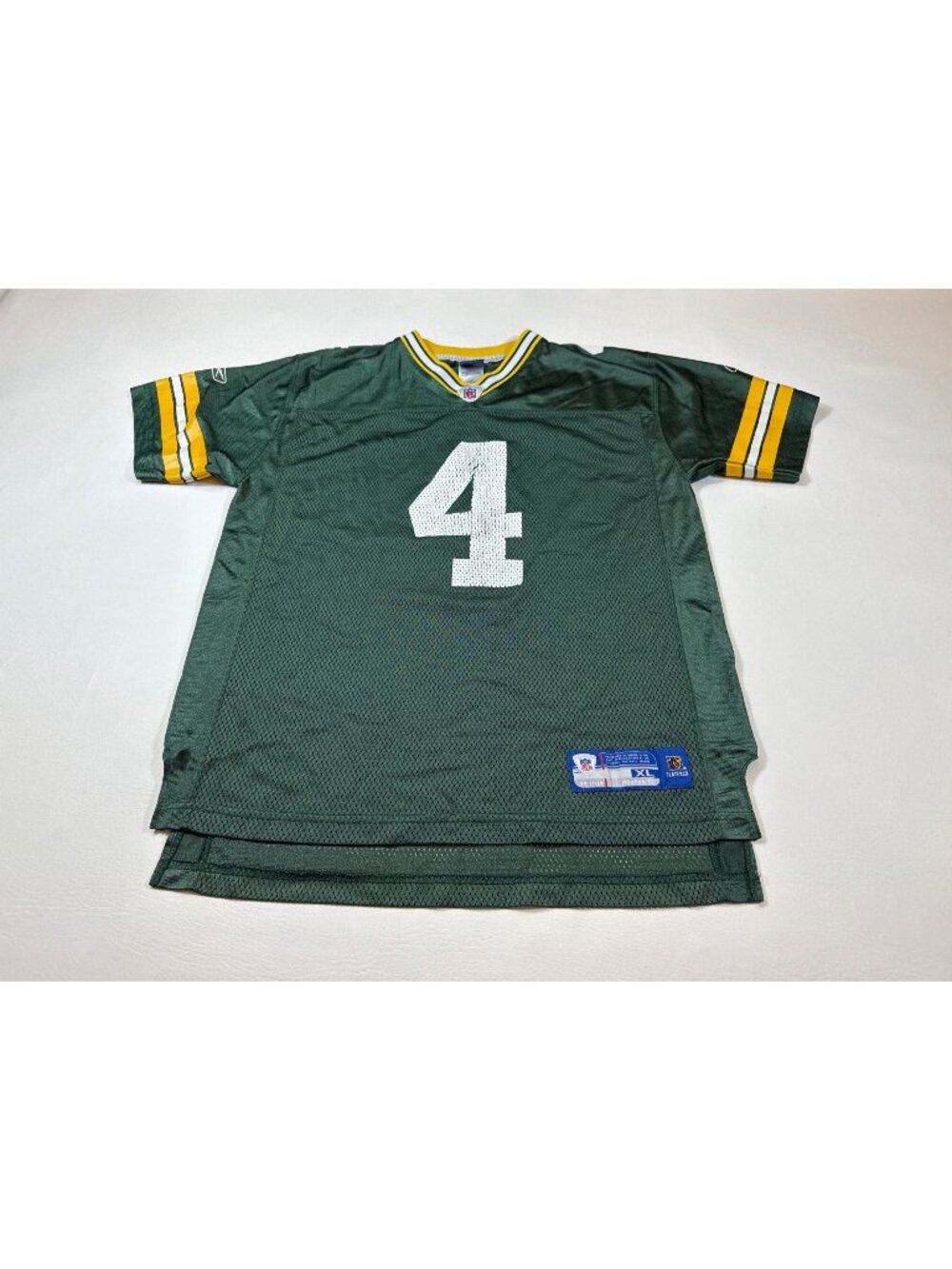 Reebok NFL Green Bay Packers Jersey 4 Favre kids XL (18-20) Green (GG291)